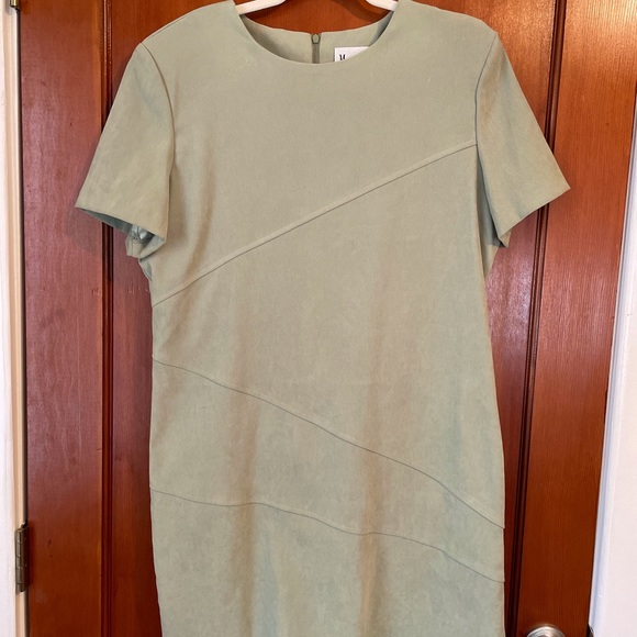 Maren Dresses Maren Womens Aline Moleskin Dress Sage Green Size 6